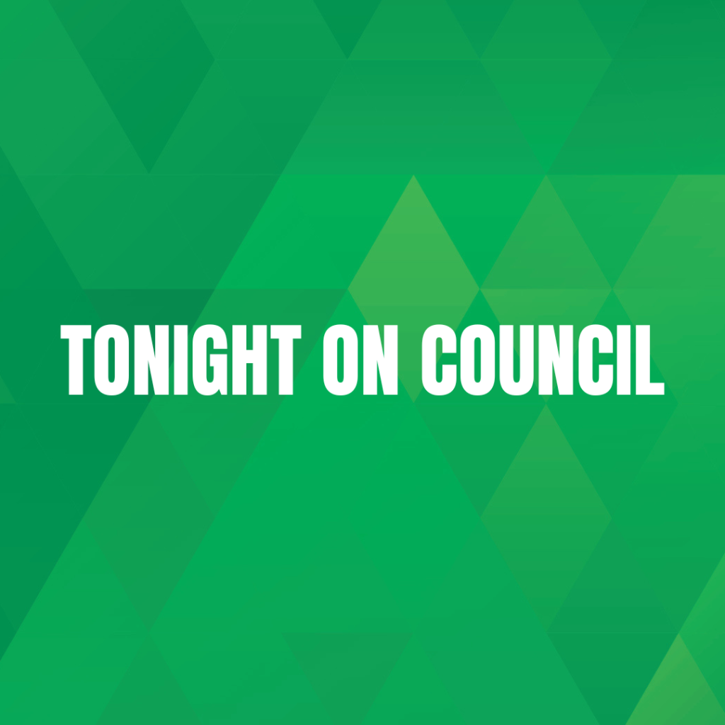 Tonight on Council - 13/10/2026